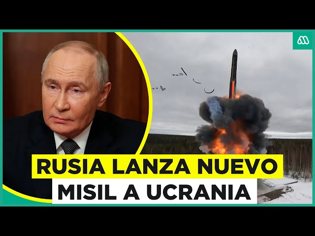 ⁣Rusia confirma lanzamiento de misil a Ucrania: Tensión por posible uso de armas nucleares