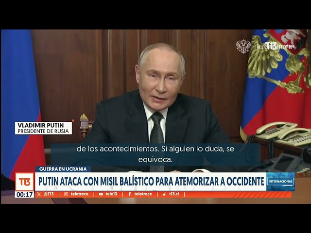 ⁣Escalada bélica entre Ucrania y Rusia por amenaza nuclear