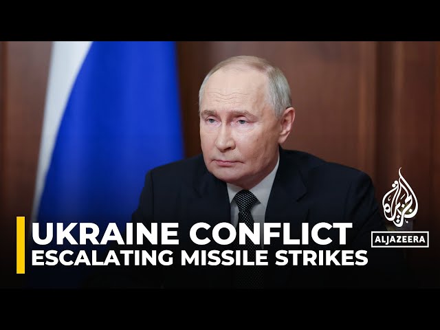 ⁣Putin and Zelenskyy respond to Escalating Missile Strikes in Ukraine Conflict