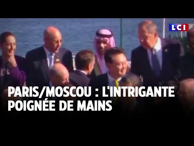 ⁣Paris/Moscou : l'intrigante poignée de mains｜LCI