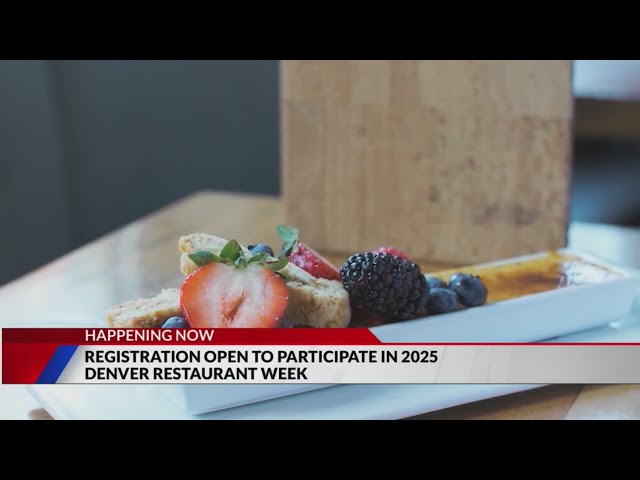 ⁣Denver Restaurant Week registration opens