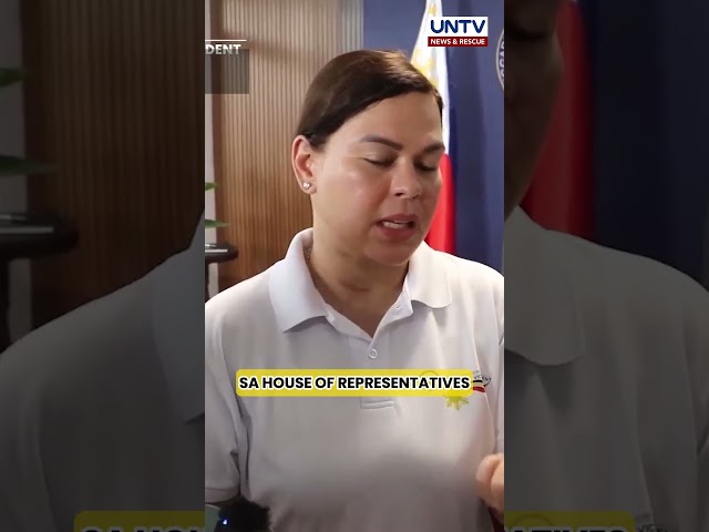 ⁣Hiling ni VP Sara na samahan ang kanyang chief of staff sa House detention, hindi pinagbigyan