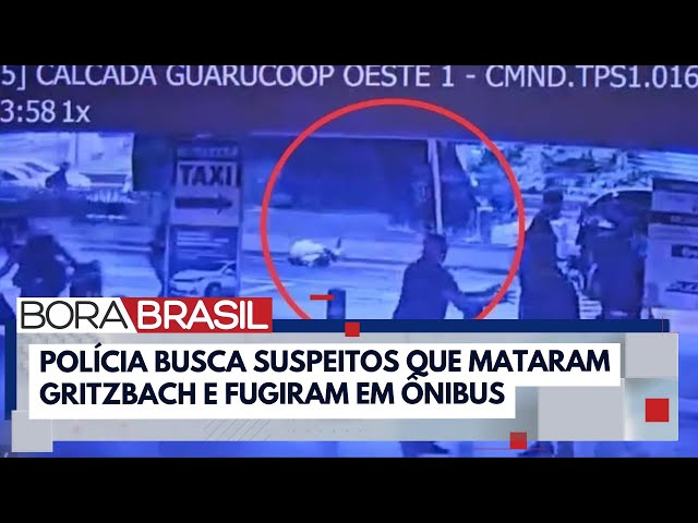 ⁣Imagens mostram suspeitos que mataram Gritzbach a tiros fugindo em ônibus | Bora Brasil