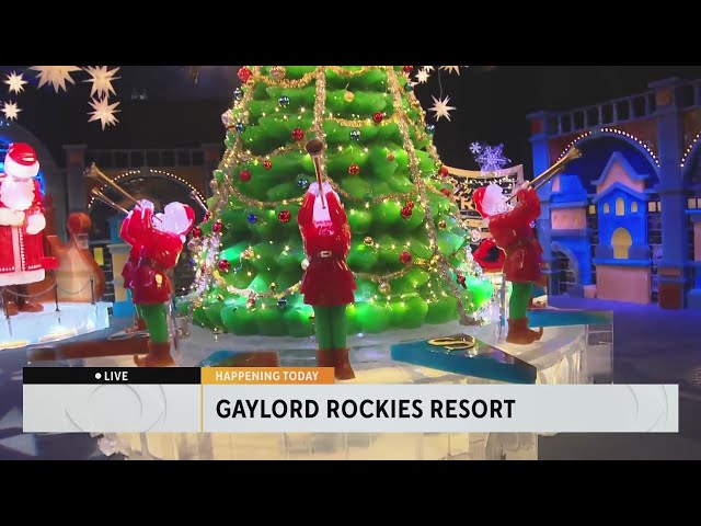 ⁣Gaylord Rockies Resort features Polar Express for this year's ICE experience