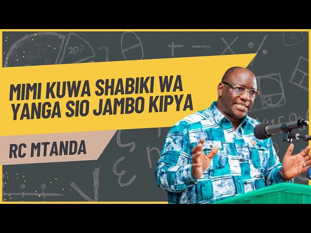 ⁣MIMI KUWA SHABIKI WA YANGA SI JAMBO JIPYA-RC MTANDA