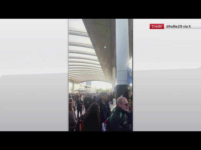 ⁣Allerta sicurezza aeroporto Gatwick: evacuato terminal sud