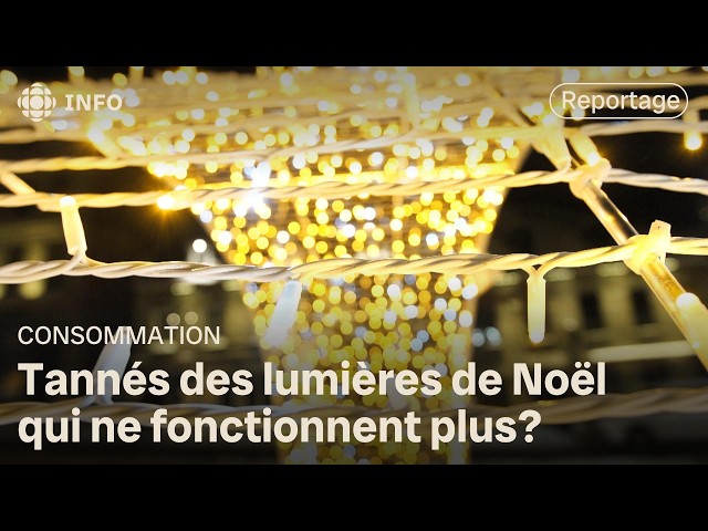 ⁣Lumières de Noël qui n’allument plus, ce n'est pas un cadeau! | La facture