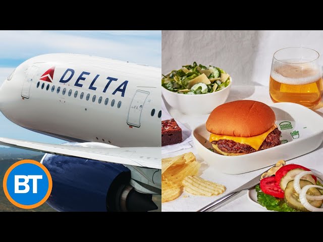 ⁣Delta passengers are now able to get their Shake Shack fix in the sky