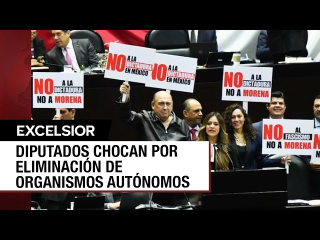 ⁣Eliminación de organismos autónomos desata confrontación en San Lázaro