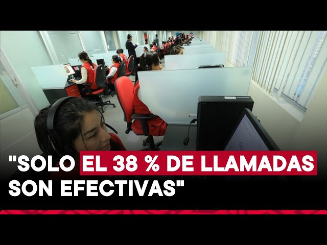 ⁣Más de 120 000 llamadas malintencionadas a Línea 100 dificultaron atención a víctimas de violencia