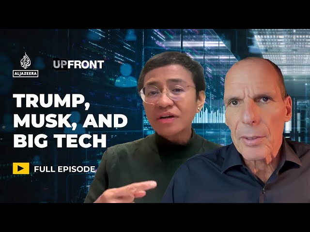 ⁣Is the growing power of Big Tech a threat to democracy? Maria Ressa and Yanis Varoufakis | UpFront