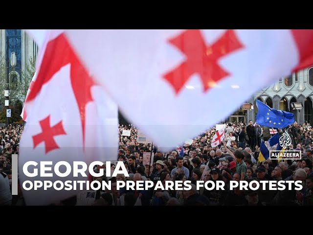 ⁣Georgia political crisis: Opposition prepares for fresh wave of protests