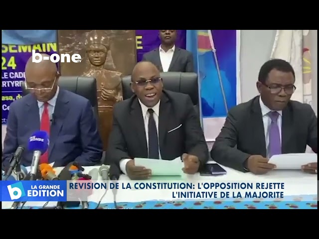 ⁣Revision de la Constitution : l’Opposition rejette l’initiative de la majorité