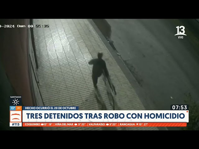 ⁣Tres detenidos tras robo con homicidio en Recoleta