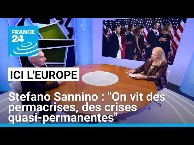 ⁣Stefano Sannino : "On vit des permacrises, des crises quasi-permanentes" • FRANCE 24