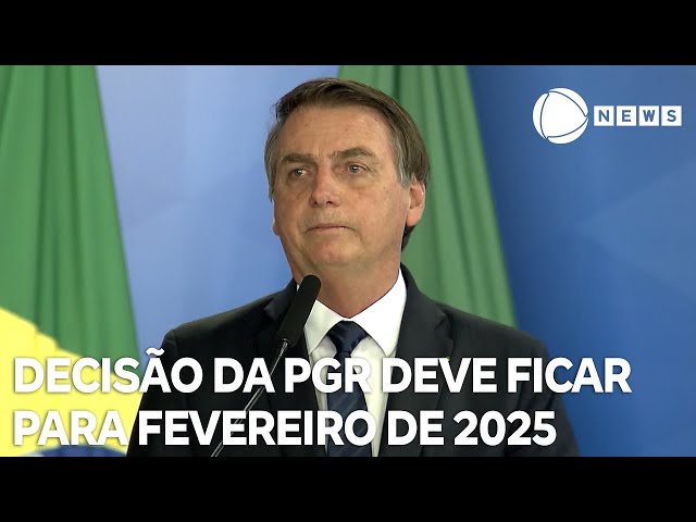 ⁣Decisão da PGR sobre inquérito da PF deve ficar para fevereiro de 2025