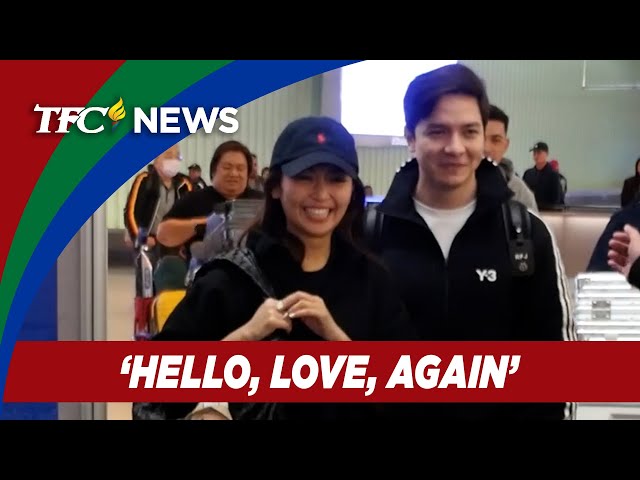 ⁣Kathryn at Alden dumating na sa Los Angeles para sa US promotion ng 'Hello, Love, Again' |