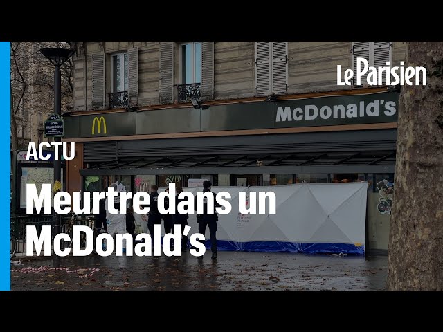 ⁣Un homme tué par balles au Mc Donald's de la porte de Clignancourt