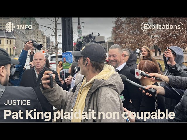 ⁣Pat King, tête d'affiche du mouvement des camionneurs, déclaré partiellement coupable