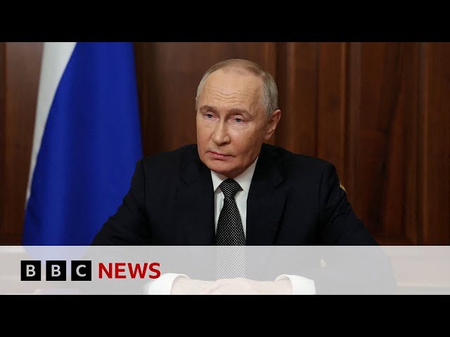 ⁣Vladimir Putin warns West as Russia hits Ukraine with new missile | BBC News