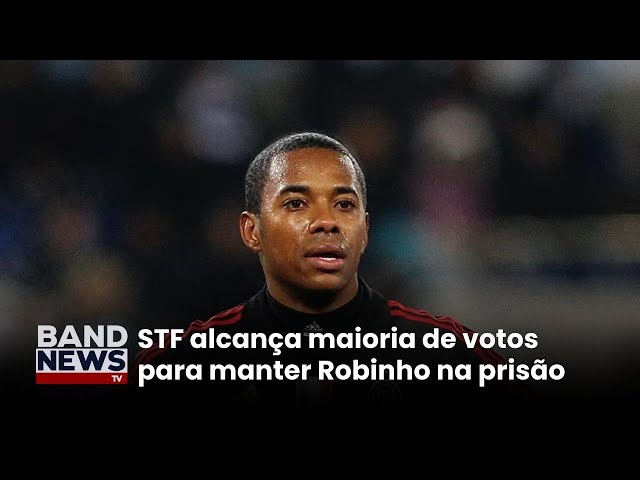 ⁣STF forma maioria para manter prisão de Robinho | BandNewsTV