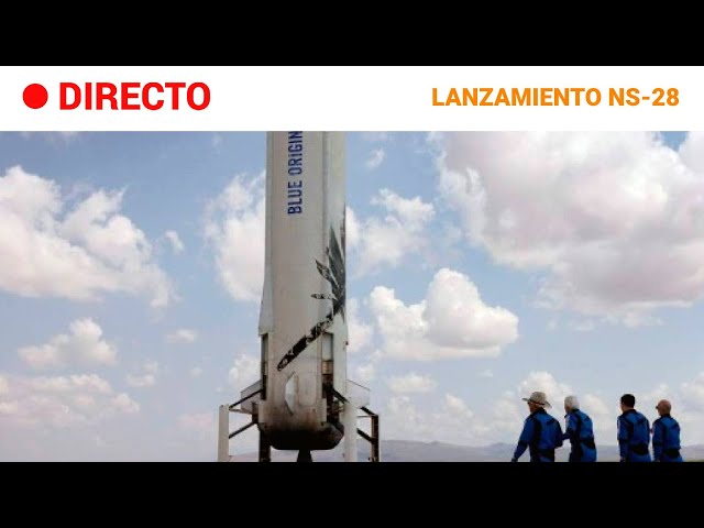 ⁣EE.UU.: LANZAMIENTO de la MISIÓN NS-28 de BLUE ORIGIN con SEIS TRIPULANTES a bordo | RTVE Noticias