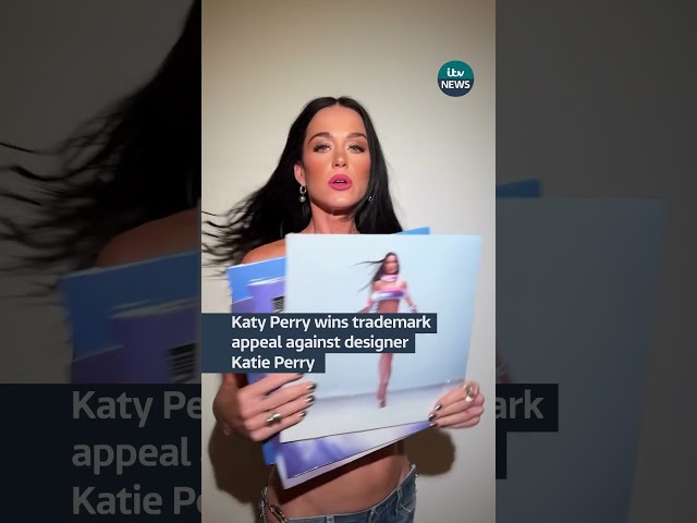 ⁣Katy Perry wins trademark appeal against designer Katie Perry | ITV News