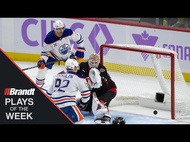 ⁣Oilers' Bouchard Shows Off Sick Mitts & Finish Against Senators | NHL Plays Of The Week