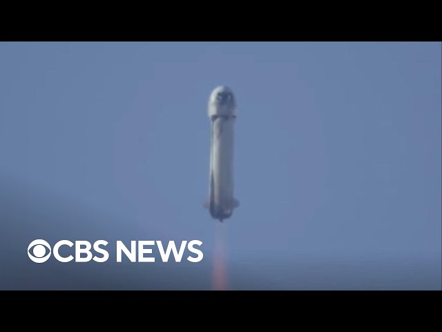 ⁣Blue Origin launches 9th space tourism flight