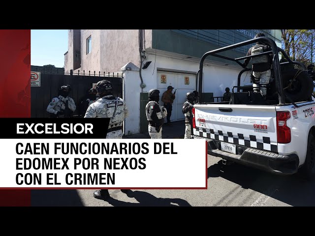 ⁣Arrestan a alcaldesa de Amanalco y a tres directores de seguridad del Edomex