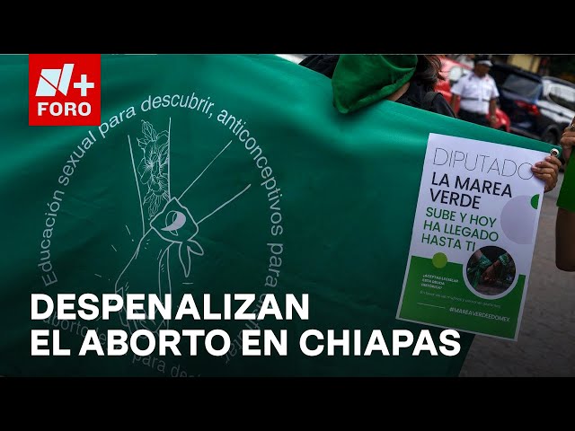 ⁣Chiapas despenaliza el aborto luego de reformar el Artículo 40 - Las Noticias