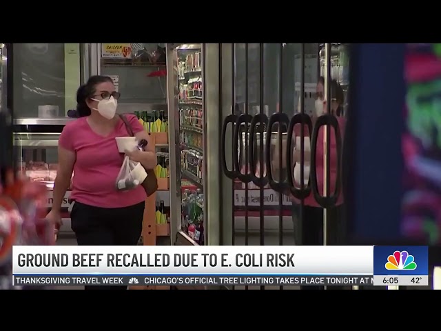 ⁣Ground beef RECALLED nationwide due to E. Coli risk