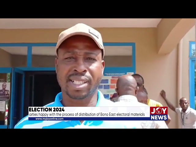 ⁣Election 2024: Parties happy with the process of distribution of Bono East electoral materials