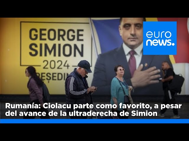 ⁣Elecciones en Rumania: Ciolacu parte como favorito, a pesar del avance de la ultraderecha de Simion