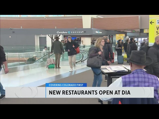 ⁣New restaurants open at Denver International Airport in Concourse C