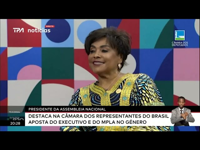 ⁣Presidente da AN destaca na Cãmara dos Representantes do Brasil aposta do Executivo e do MPLA no Gén