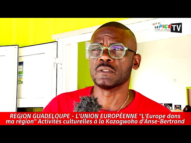 ⁣Région Guadeloupe - L'Europe dans ma région : Activités culturelles à la Kazagwoka d'Anse-