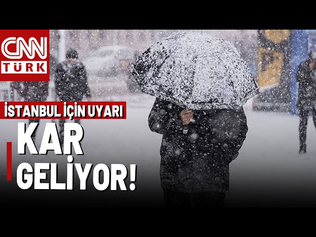 ⁣Sıcaklık 12 Derece Düşüyor! İstanbul'da Kar Ne zaman Yağacak?