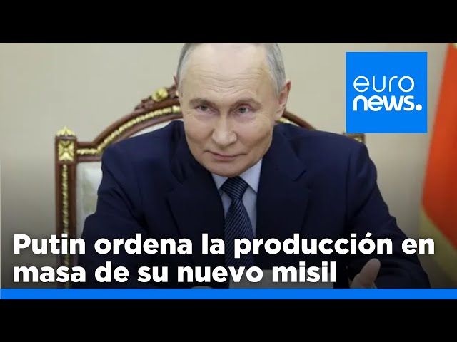 ⁣Ucrania: Putin ordena nuevas pruebas y producción en masa del misil Oréshnik