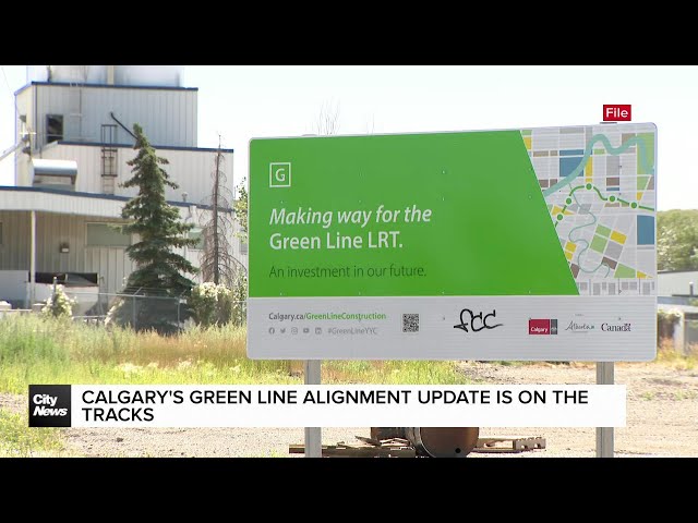 ⁣Calgary’s Green Line alignment update is on the tracks