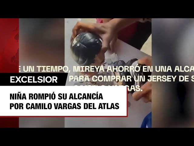 ⁣Niña rompió su alcancía por Camilo Vargas del Atlas