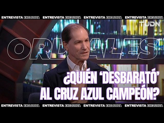 ⁣Jaime Ordiales en EXCLUSIVA  ¿Qué pasó con el Cruz Azul CAMPEÓN de 2021? | TUDN