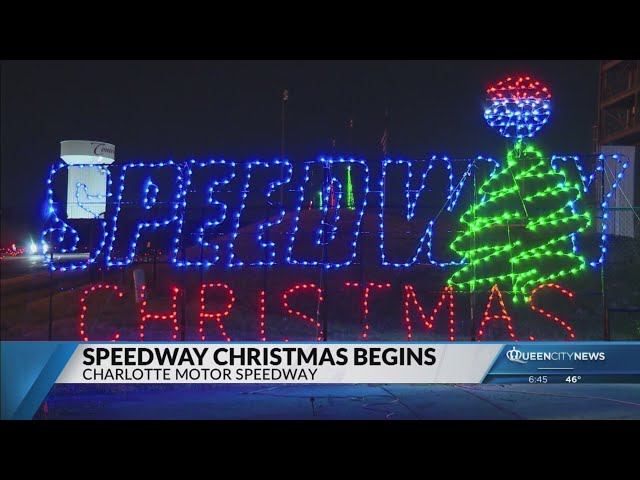 ⁣Holiday celebrations underway at Charlotte Motor Speedway