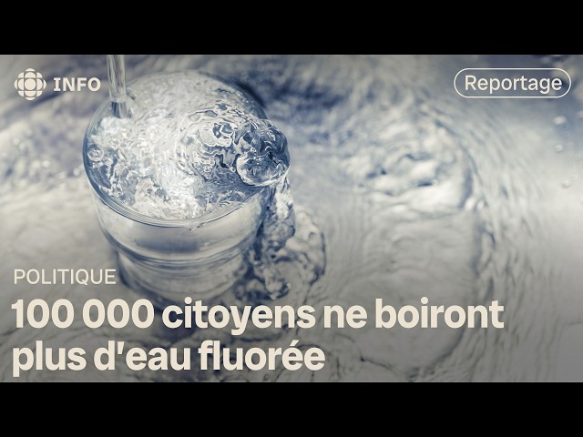 ⁣Fluorure dans l'eau : fin de la pratique sur l'Île de Montréal