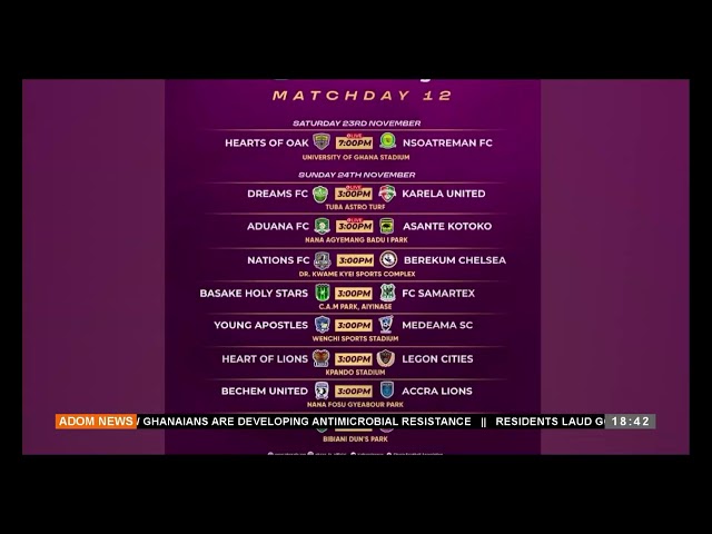 ⁣AGOKANSIE - Adom Sports News on Adom TV (22-11-24)