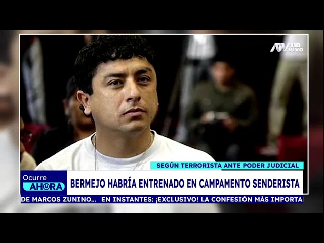 ⁣Guillermo Bermejo habría entrenado en campamento senderista, según terrorista ante el PJ