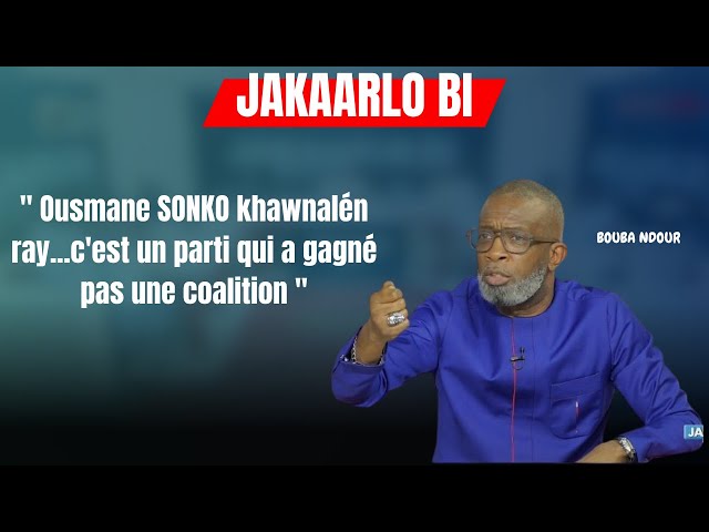 ⁣Bouba NDOUR " Ousmane SONKO khawnalén ray...c'est un parti qui a gagné pas une coalition &