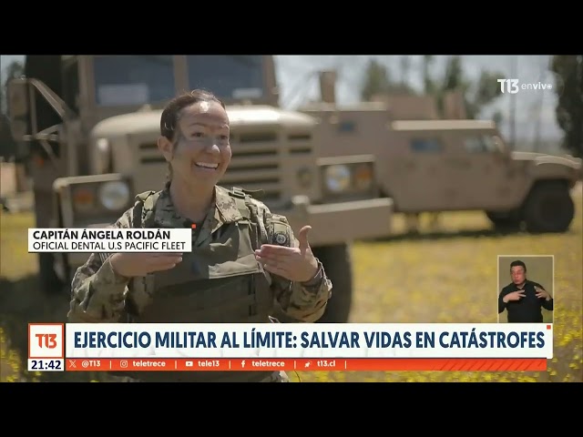 ⁣Ejercicio militar al límite: Salvar vidas en catástrofes