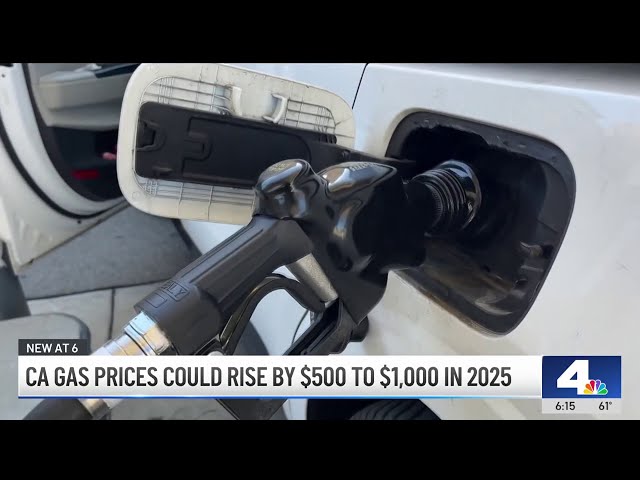 ⁣California gas prices could see major rise in 2025