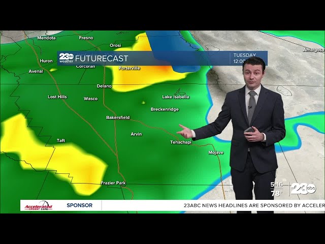 ⁣23ABC Evening weather update November 22, 2024